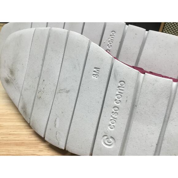 Corso Como Ballet Flats Women's 8M Magenta Woven Elastic Slip-On Classic Comfort - Picture 7 of 8